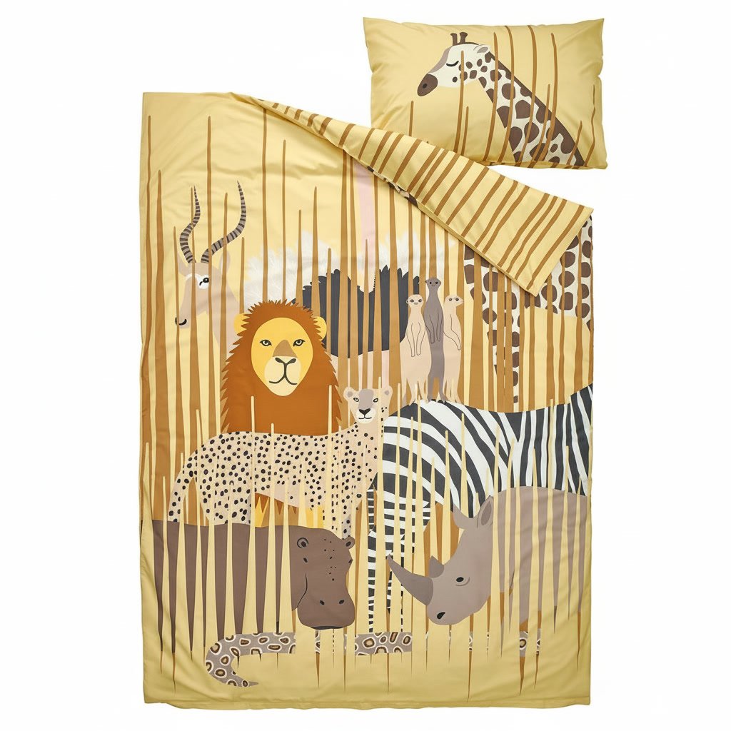SANDVIK Savannah Duvet Cover Pillowcase Se - Image 2