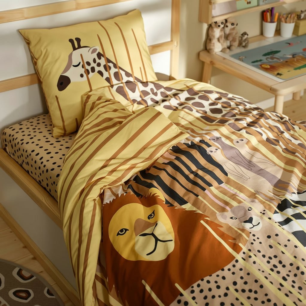 SANDVIK Savannah Duvet Cover Pillowcase Se - Image 4