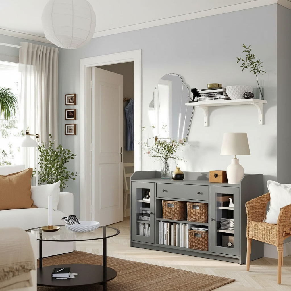 HAVARA Large Sideboard Storage Buffet Cabinet - Image 3