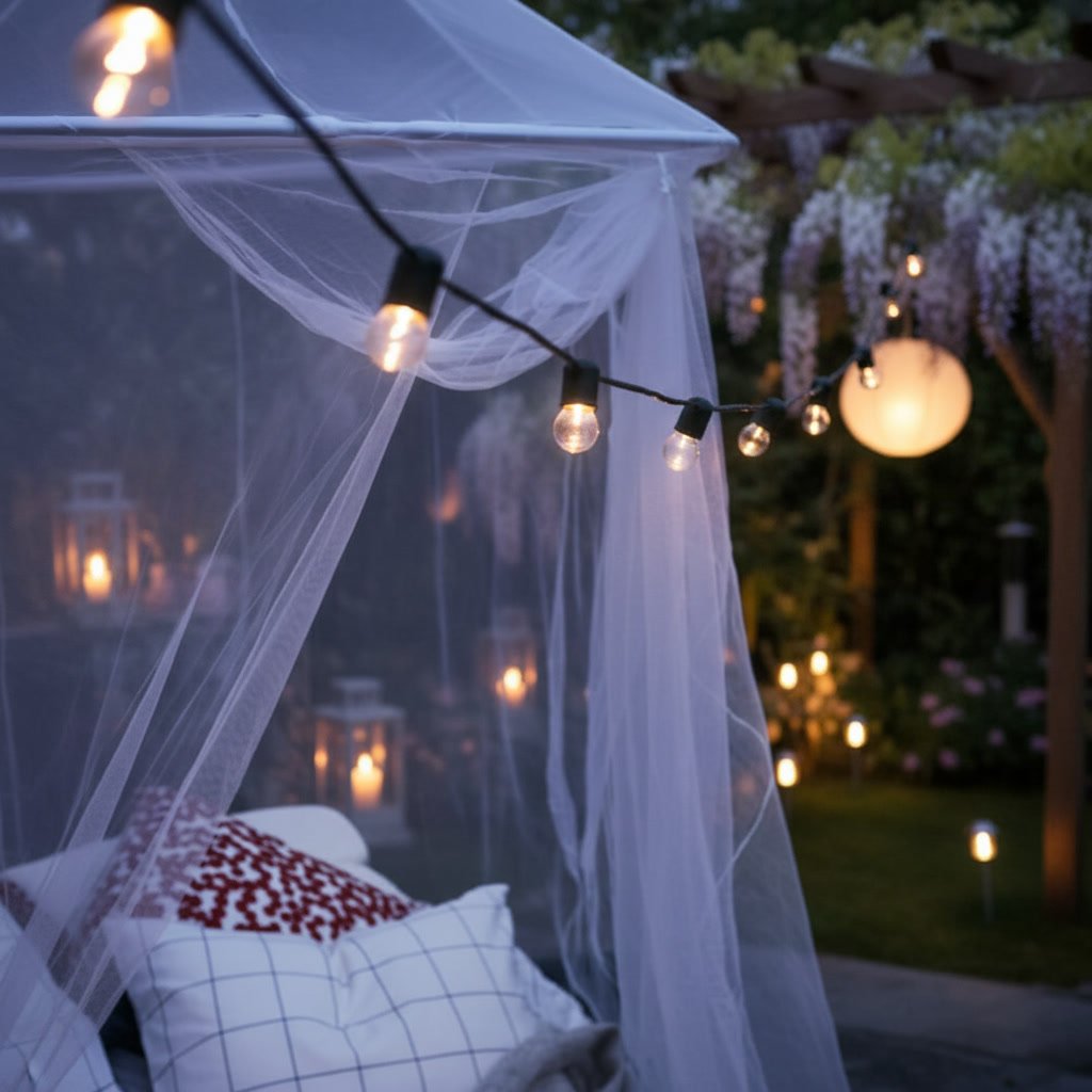 SOLVIKA Hanging Net Canopy - Image 2