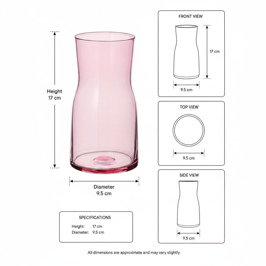 TIDVIK Cylindrical Glass Vase - Image 3