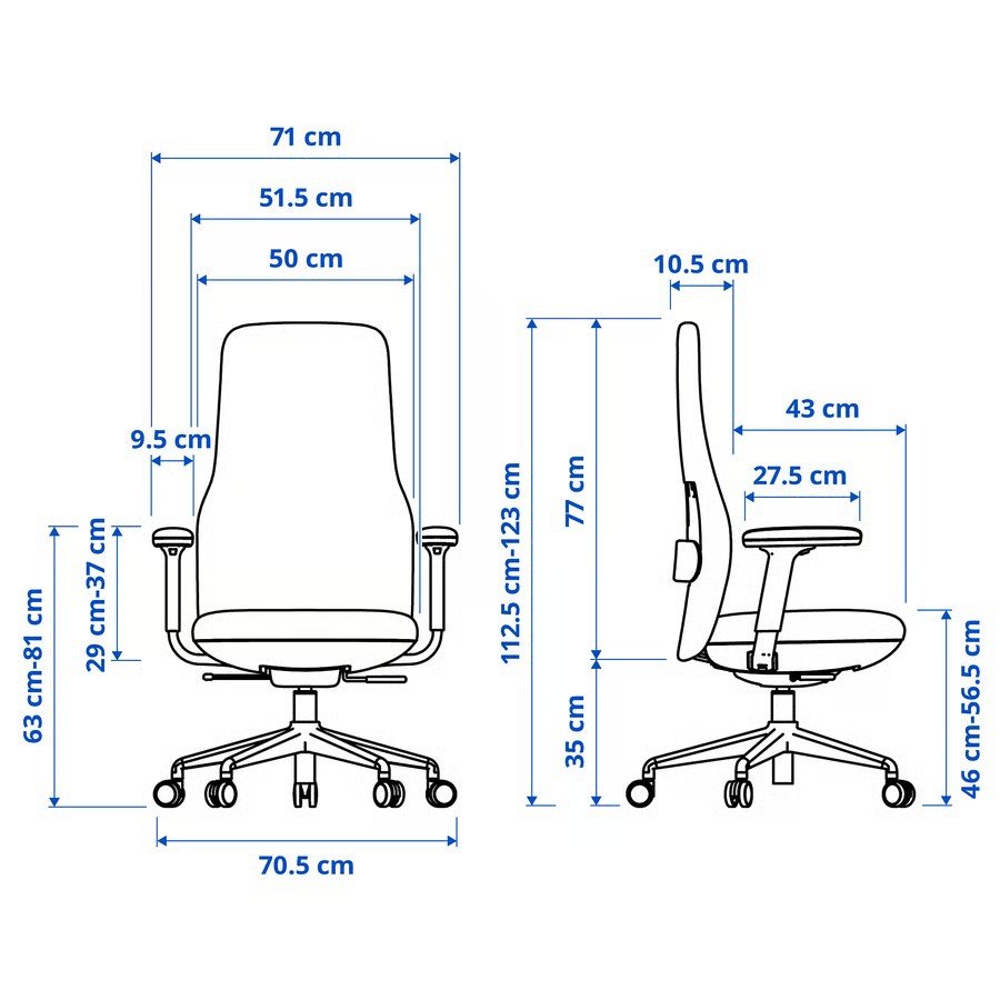 GRONFIK High Back Ergonomic Chair - Image 7