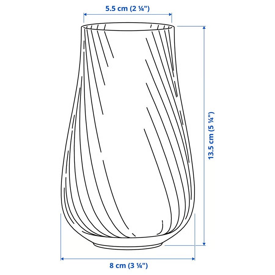 PASKOVIK Clear Glass Flower Vase - Image 4