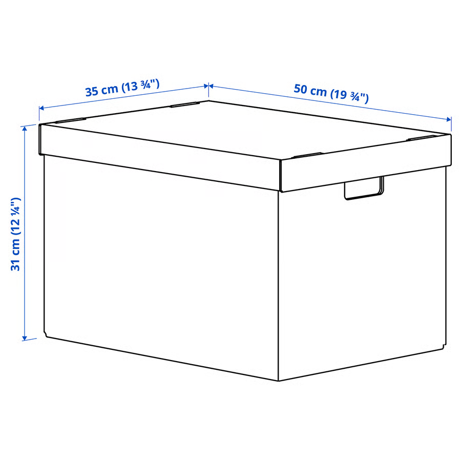 SVARTVIK Storage Box With Lid - Image 5
