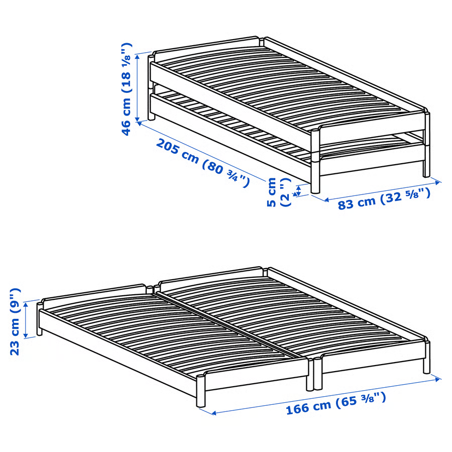 UTVIK Stackable Bed Frame - Image 6